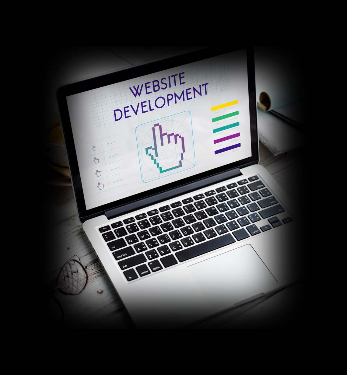 Website development banner